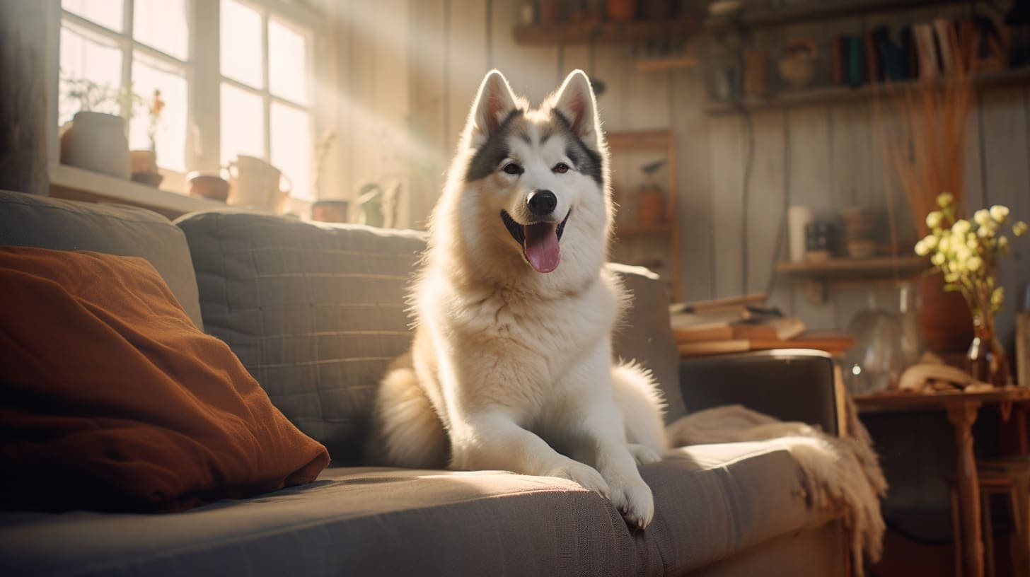huskies apartment dogs|