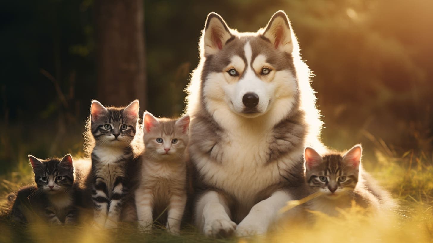 How to train a husky to be calm|||