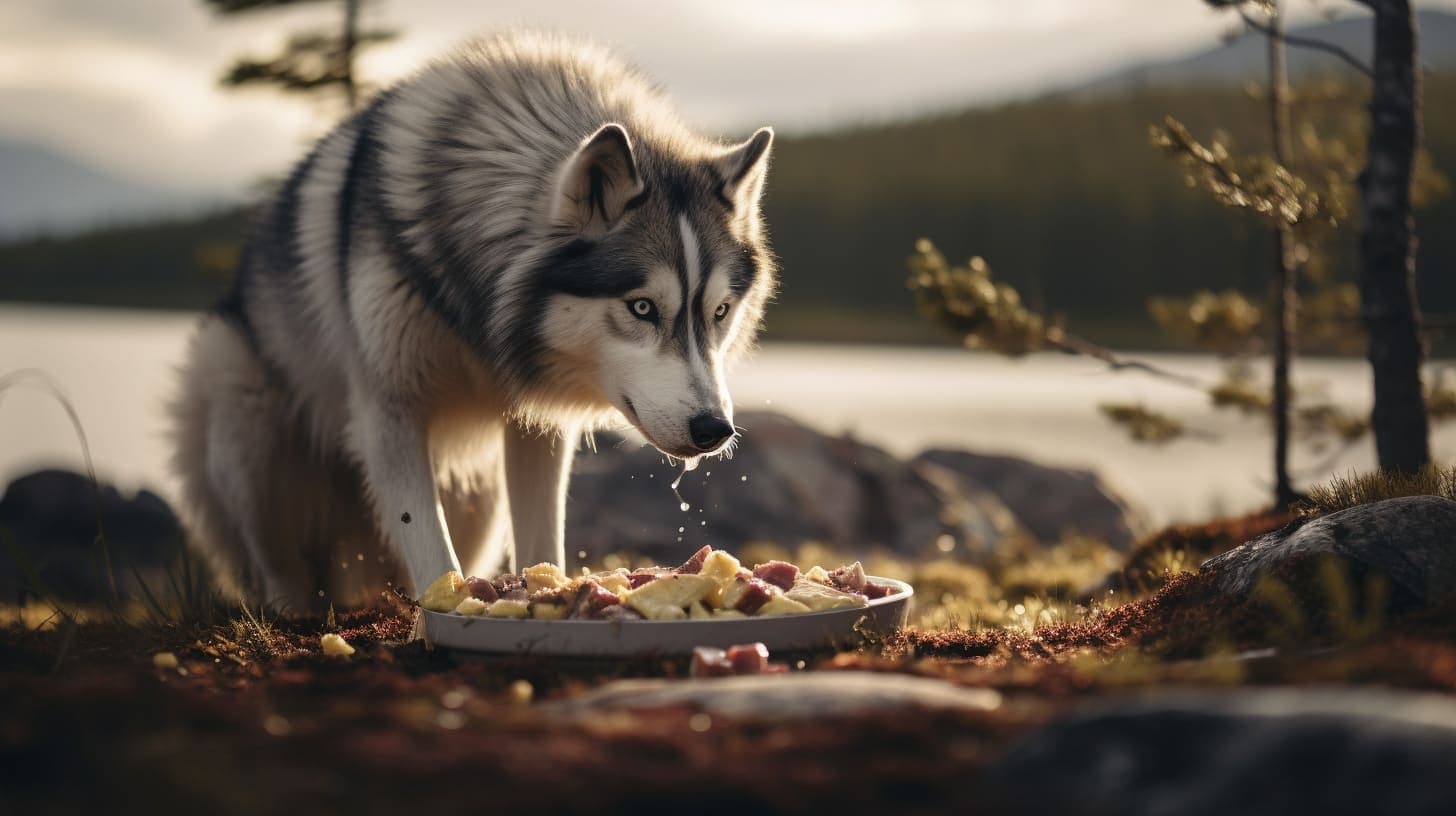 Balanced diet for your husky||